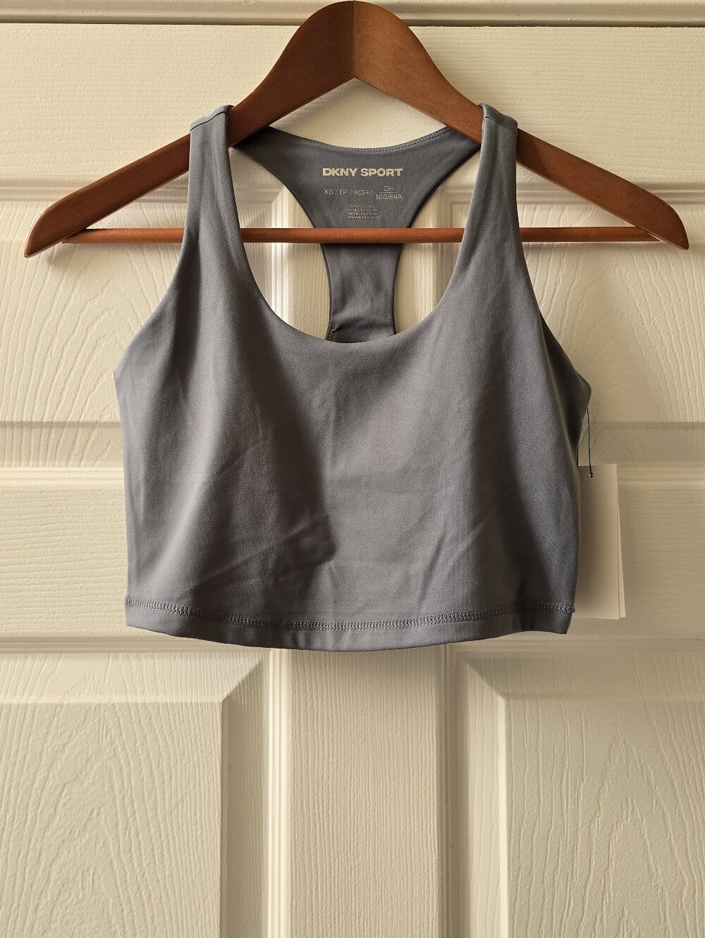 NWT DKNY Sport Blue/Grey Workout Bundle - Sports Bra & Capri